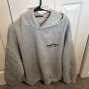 Essentials Light Gray Hoodie